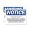 Signmission Vehicles Subject To Search By Entering This, 14 in W x Rectangle, Plastic OS-2PACK-NS-P-1014-L-18866 - alternate 1